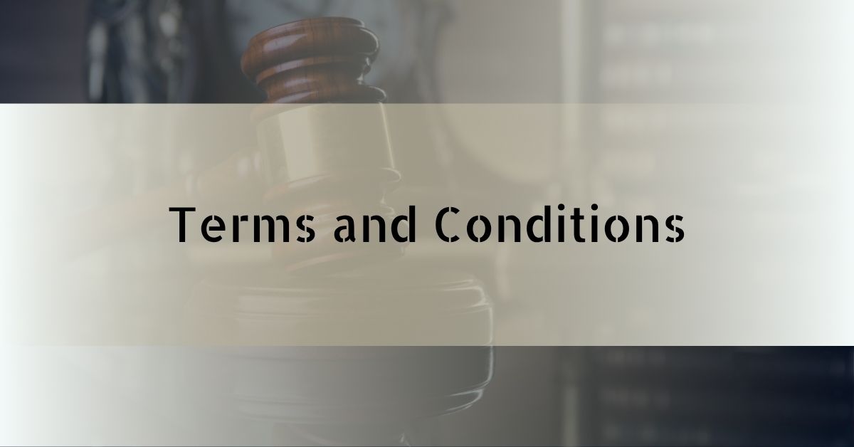 Terms and Conditions